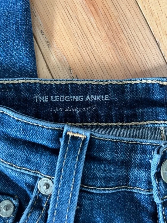 AG Adriano Goldschmied The Legging Ankle Jeans – Dark Wash – Size 28 EUC - Picture 4 of 9